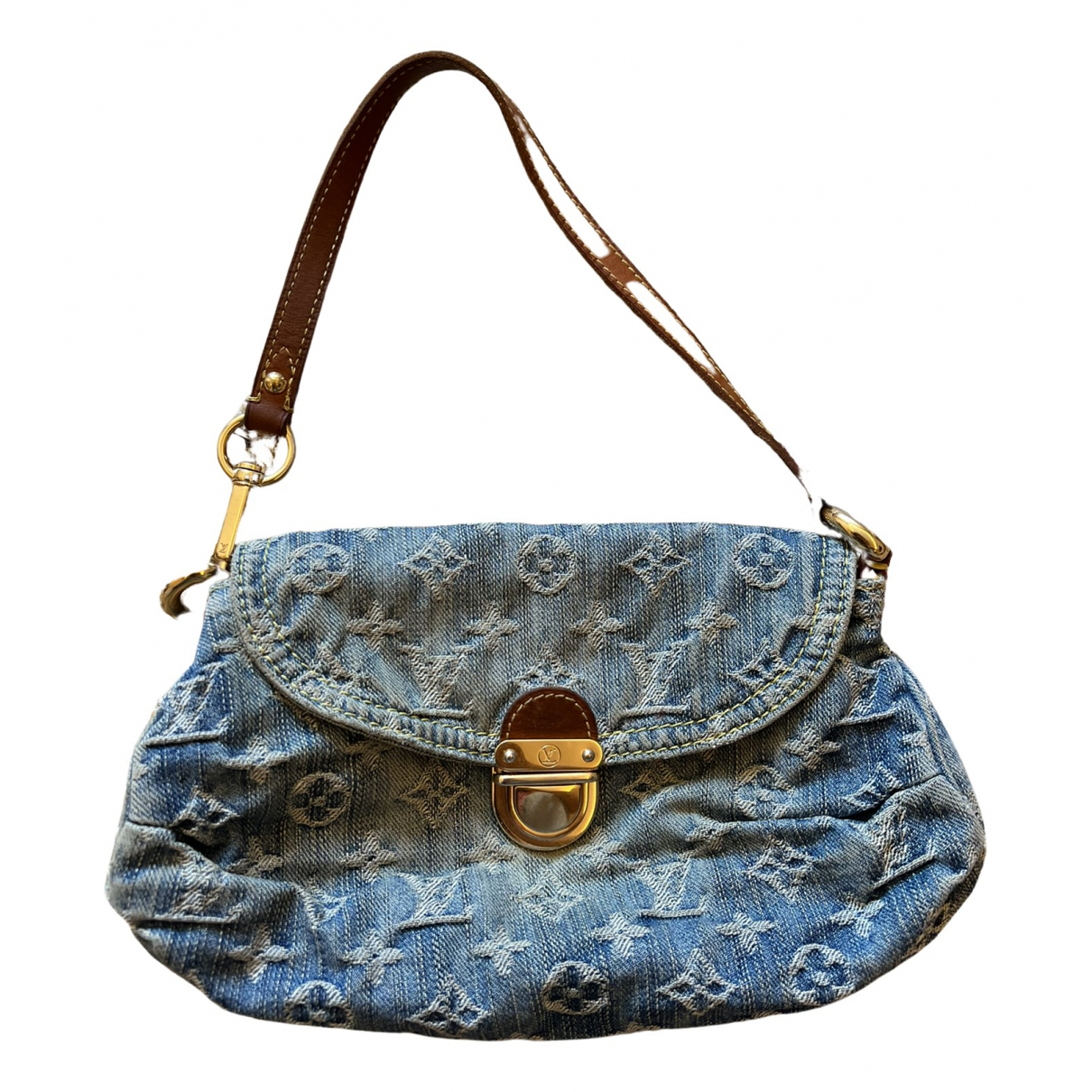 Baggy handbag Louis Vuitton Blue in 